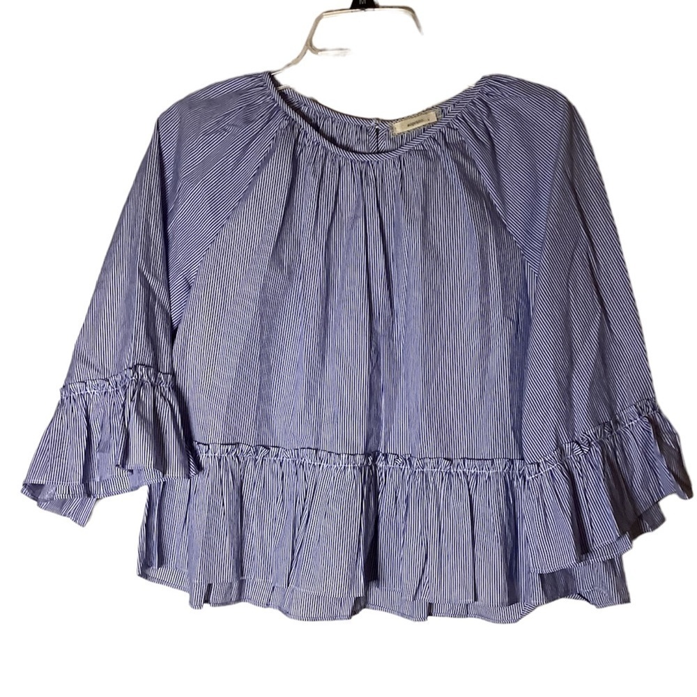 NWOT Soprano Striped Bell Sleeve Top